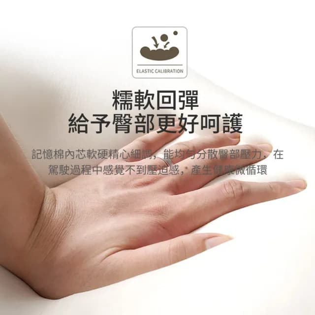 【YOLU】記憶棉減壓透氣汽車椅墊 久坐護臀舒適汽車坐墊 座墊/屁股墊/墊枕 居家/車用/家用/辦公室(交換禮物)