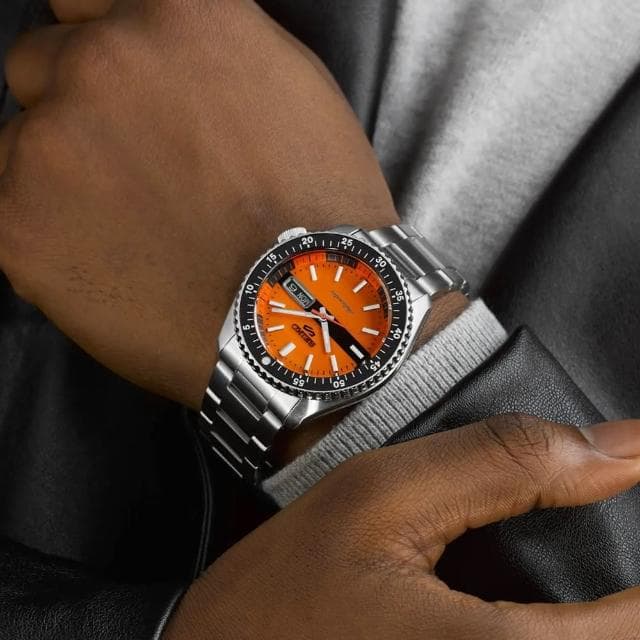 【SEIKO 精工】5 Sports 55周年 復刻1969 SKX現代詮釋版機械錶 情人節 禮物(4R36-13V0L/SRPK11K1)