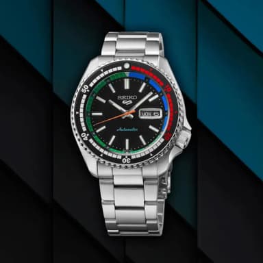 【SEIKO 精工】5 Sports 55周年 復刻1969 SKX現代詮釋版機械錶 情人節 禮物(4R36-15D0D/SRPK13K1)