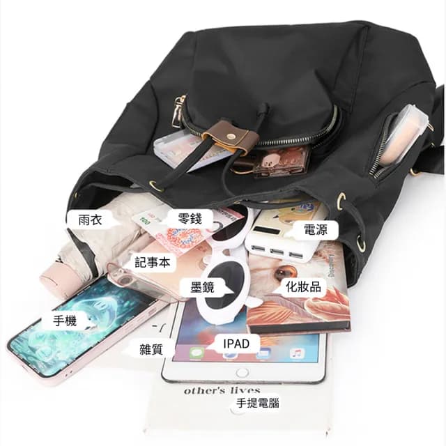 【samore】父親節禮物 復古帆布女雙肩包 旅行背包 學生書包 休閒水桶包 旅行包/防盜包/後背包 交換禮物