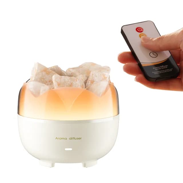 【zLife】雙11限定 鹽石擴香芬香噴霧器 大霧量香薰機水氧機 香薰霧化加濕器 噴霧器/小夜燈/薰香機/交換禮物