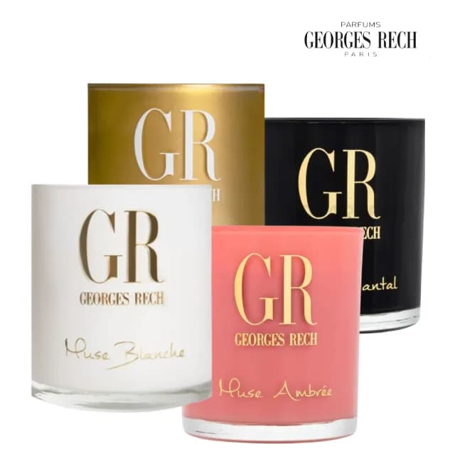 【GEORGES RECH】MUSE系列 蠟燭200g 4款擇1(專櫃公司貨 歐洲原裝進口)