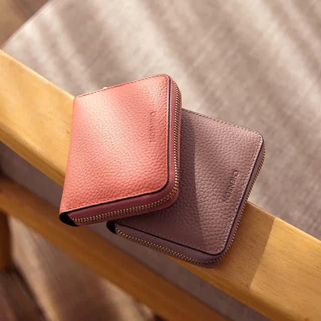 【CHENSON】真皮 6卡行照零錢夾零錢包(W20205)