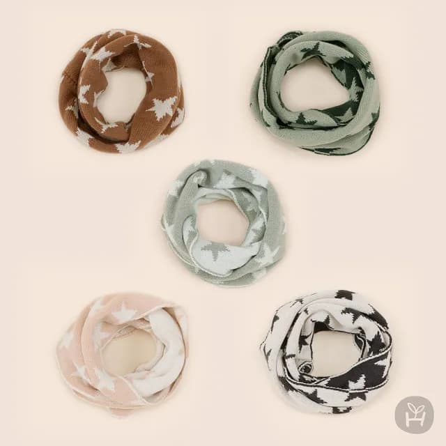 【Happy Prince】韓國製 New Twinkle保暖雙面嬰兒童圍脖-多色(寶寶圍巾圍兜口水巾)