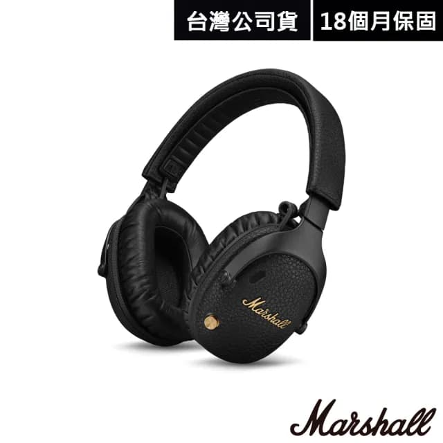 【Marshall】Monitor III A.N.C.主動式抗噪藍芽耳機(第三代 經典黑)