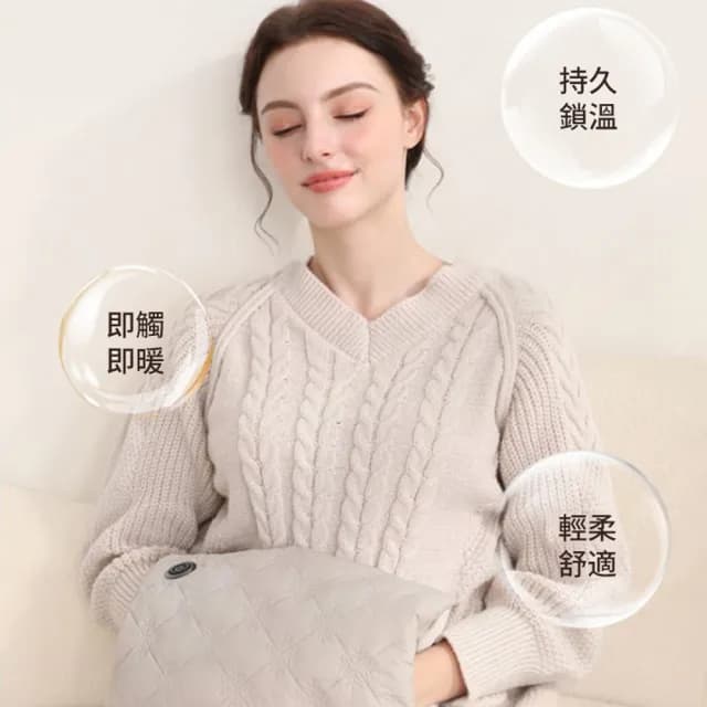 【kingkong】石墨烯發熱羽絨暖手袋 USB加熱電暖袋 暖手寶 暖暖包