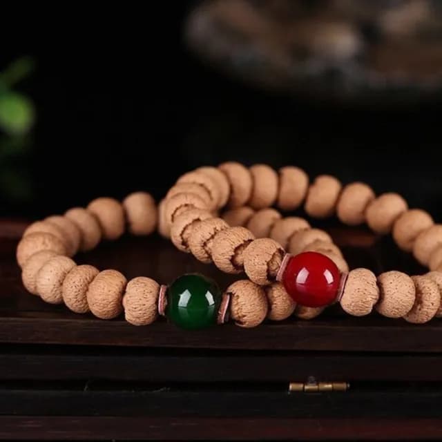 【KT DADA】佛珠手鍊 蓮花菩提子 單圈手串 開運手鍊 送長輩 求好運長智慧 招財 禮物 避邪