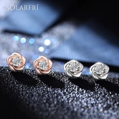 【SOLARFRi】耳針耳環｜閃耀輕奢小眾款親膚低敏 附品牌禮盒包裝(閨蜜情人女友母親老婆禮物)