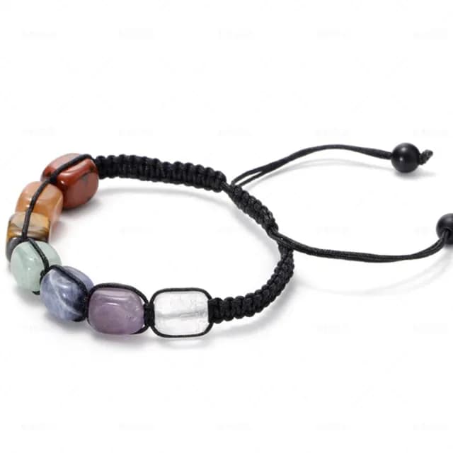 【Penny珮妮】歐美虎眼石老黃玉瑪瑙混色編織手鍊(交換禮物/送女友/送閨蜜/生日禮物/情人節/送男友)