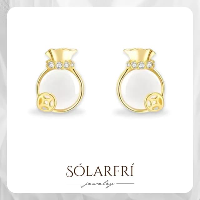 【SOLARFRi】銀針耳環｜閃耀輕奢小眾款親膚低敏 附品牌禮盒包裝(閨蜜情人女友母親老婆禮物)