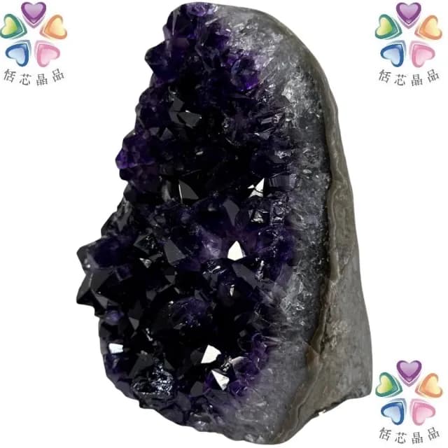 【恬芯晶品】K10頂級烏拉圭帝王紫水晶開運招財(辦公室消磁淨化風水財運財位招貴人紫晶鎮禮物補財庫)
