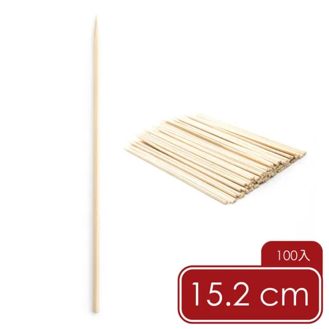 【FOXRUN】烤肉竹籤100入 15.2cm / 燒烤串叉 烤肉用具 中秋節 露營烤肉 BBQ