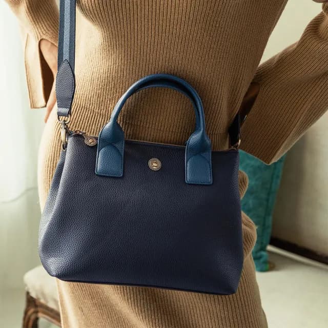 【PIP STUDIO】母親節禮物 買就送★Fia 中型側背包/肩背包- Blue(買就送品牌質感茶巾)