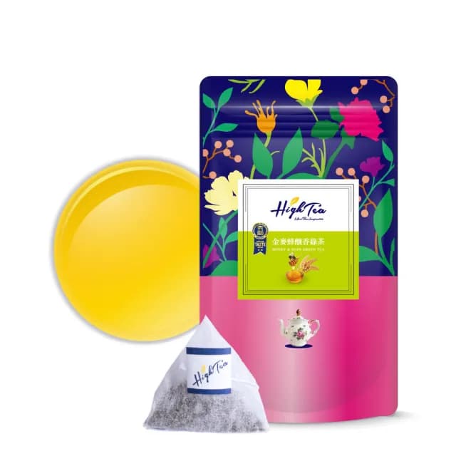 【High Tea】金麥蜂釀香綠茶2gx12入x1袋(入口撲鼻濃郁蜂蜜香氣)