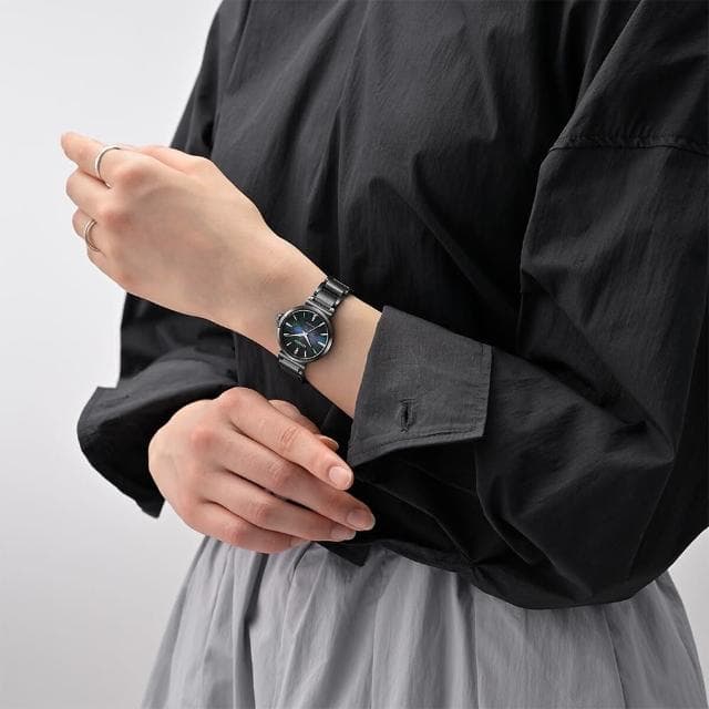 【CITIZEN 星辰】100週年限量宇宙幻彩 L系列鑽石光動能女錶 LAYERS of TIME 母親節 禮物 送禮(EM1067-88E)