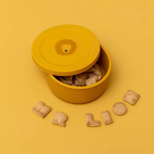 【Trixie 比利時】動物造型矽膠附蓋餐碗 多款可選(學習餐具)