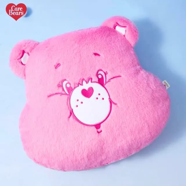 【Care Bears】美國彩虹熊愛心熊Care Bears超柔絨毛抱枕靠墊靠枕玩偶沙發枕頭(女友生日情人聖誕交換禮物)