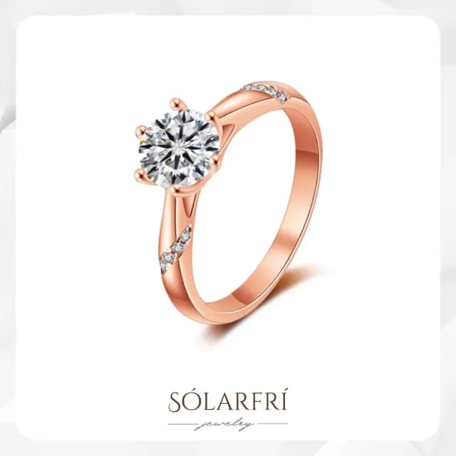 【SOLARFRi】輕奢閃耀戒指｜可調整戒圍大小禮盒包裝(生日情人女友母親老婆禮物)
