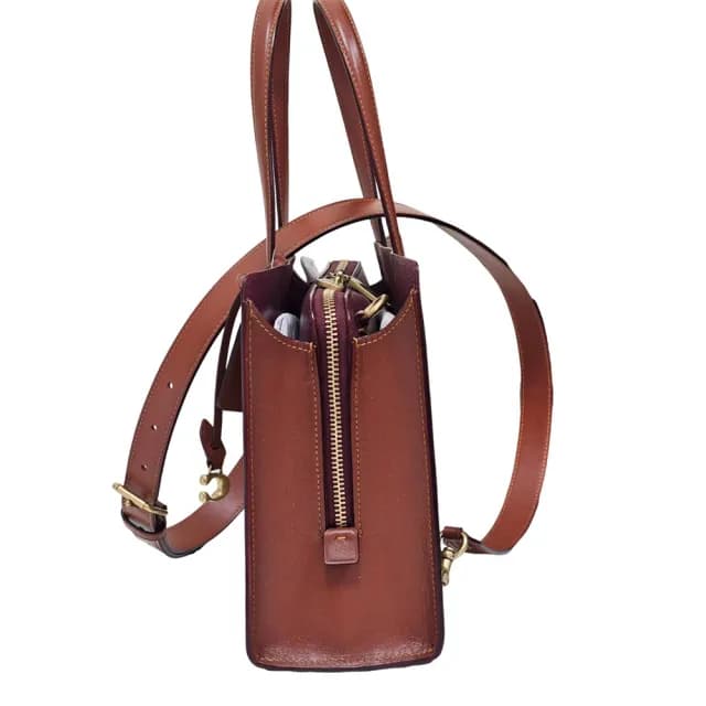 【COACH】專櫃款 CARTER CARRYALL 28 經典 SIGNATURE 手袋(黑色/老花/贈原廠防塵袋紙袋七夕情人節)