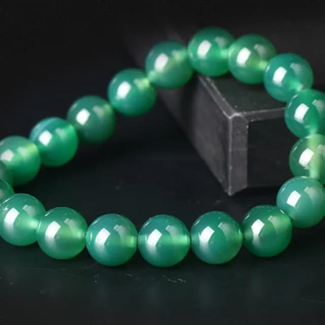 【Penny珮妮】7A級綠瑪瑙手鍊8mm(母親節禮物/交換禮物/送女友/送閨蜜/生日禮物/情人節)