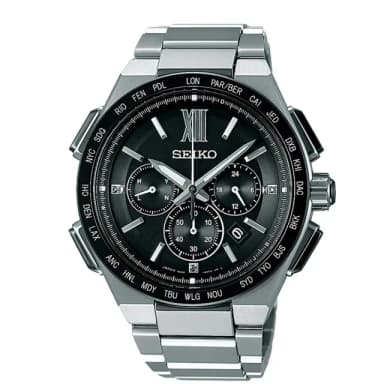 【SEIKO 精工】BRIGHTZ 太陽能電波奢華時尚男用腕錶-42mm 情人節 禮物(8B92-0AF0D)