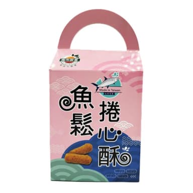 【台南市農會】虱目魚鬆捲心酥禮盒168gX1盒(12入)