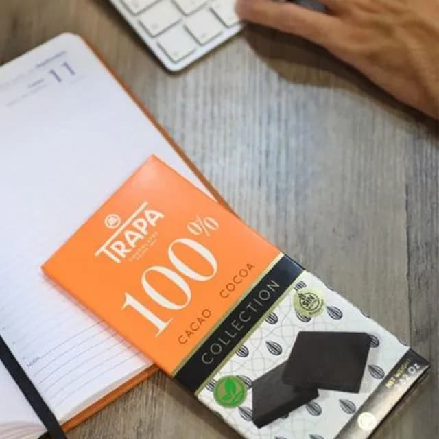 即期品【Trapa】精選100%黑巧克力片80gX3片