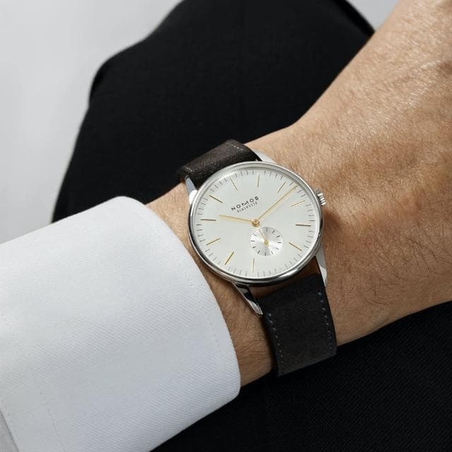 【NOMOS】Orion系列 手動上鍊 小秒針 機械腕錶 母親節 禮物 推薦 38mm(379)