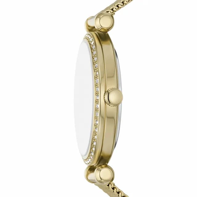 【FOSSIL】Tillie 晶鑽米蘭女錶-銀x金/36mm 禮物 送禮 推薦(BQ3990)
