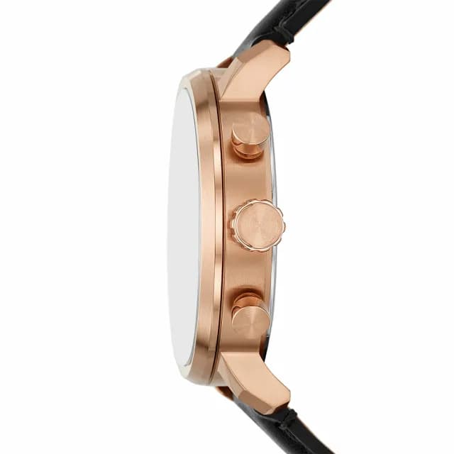 【FOSSIL】Rhett 菁英黑 多功能三眼手錶-43mm 禮物 送禮 推薦(BQ2893)