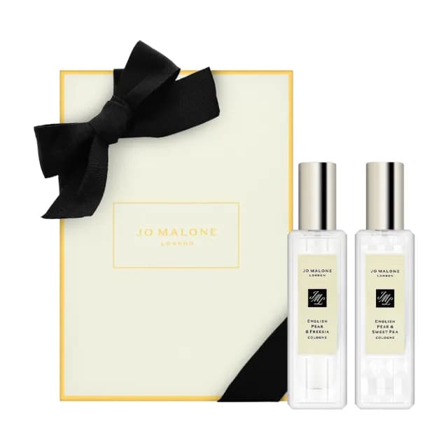 【Jo Malone】香水兩入組 30ml*2 多款任選(國際航空版/藍風鈴/牡丹/英國梨/甜豌豆)
