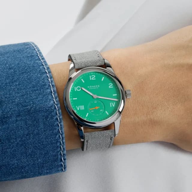 【NOMOS】Club系列 手動上鍊 小秒針 時尚機械腕錶 畢業禮物 送禮 推薦 36mm(715)