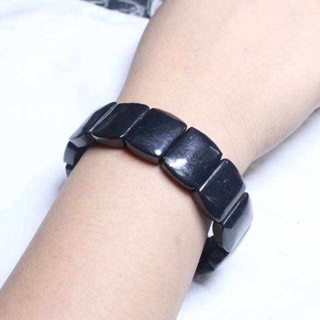 【Penny珮妮】俄羅斯次石墨男款手排手鍊20*15mm(父親節/母親節/送女友/送男友/生日禮物/情人節)