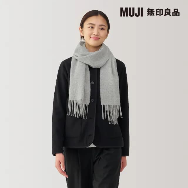 【MUJI 無印良品】羊毛圍巾(共5色)