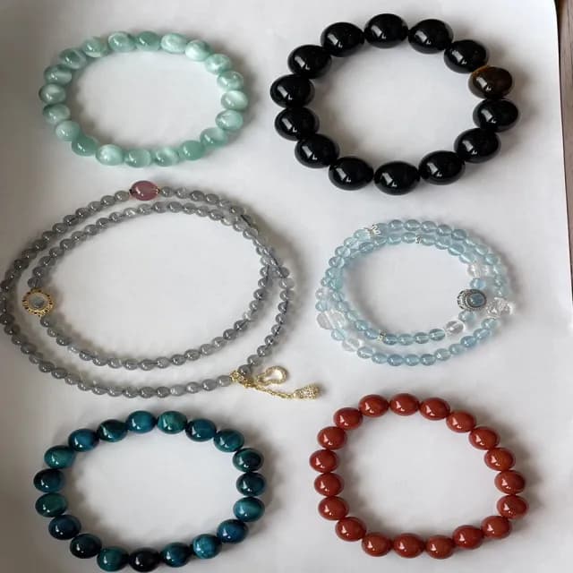 【Penny珮妮】水晶寶石瑪瑙多圈手鍊(30款可選/情人節/送女友/生日禮物/母親節/交換禮物/尾牙/新年禮物)