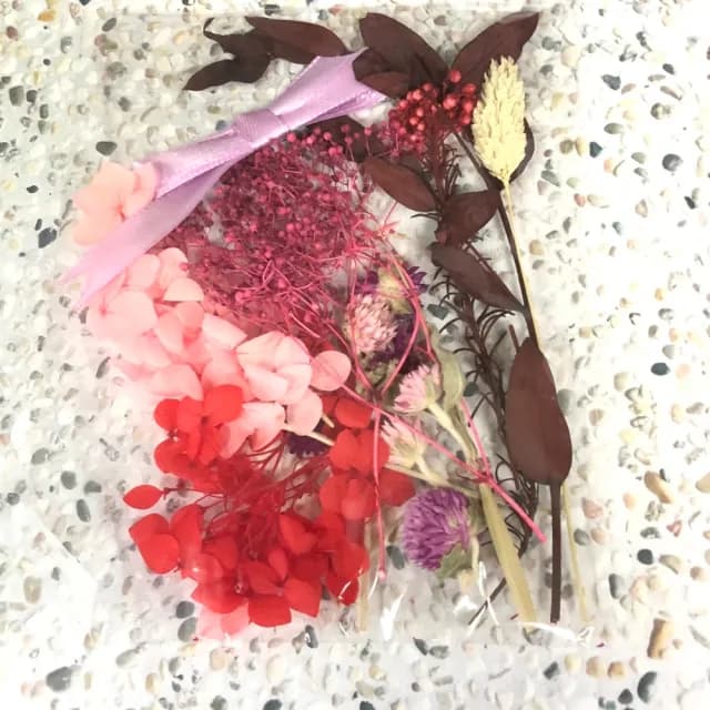 【A-ONE 匯旺】浮游花DIY材料包 乾燥花素材 永生花 手作 生日禮物 情人節 浮油花 浮油花 花材 繡球花 H34