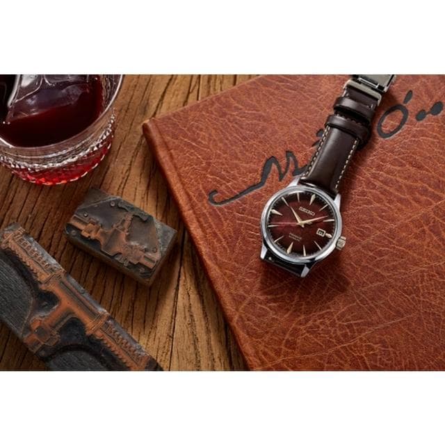 【SEIKO 精工】PRESAGE 台灣70週年 石榴蜂蜜調酒 限量機械腕錶 母親節 禮物 推薦(SRPL21J1/4R35-01T0R)
