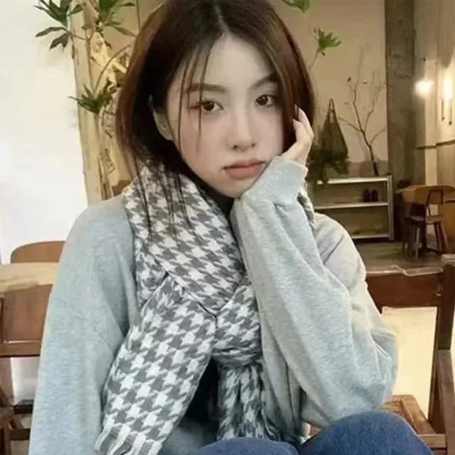 【KISSDIAMOND】韓系高質感仿羊絨圍巾圍脖(保暖/KDM-A127)