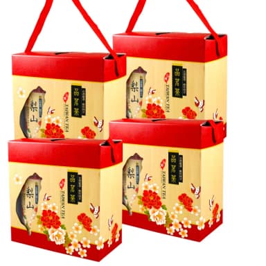 【龍源茶品】國色天香富貴牡丹梨山高冷茶葉禮盒2罐x4組(150g/罐-共1200g-生青茶;無焙火;輕發酵)