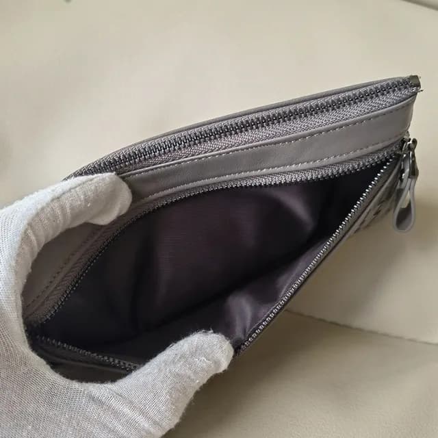 【MoonDy】情人節禮物 皮包 皮夾 編織包 真皮包包 錢包 女士手拿包 手機包 手拎包 羊皮編織包 多功能卡包