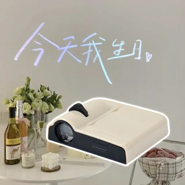 【拍照道具】今天我生日投影燈(韓系ins風 生日派對 氣球佈置 網美牆 布置 儀式感)