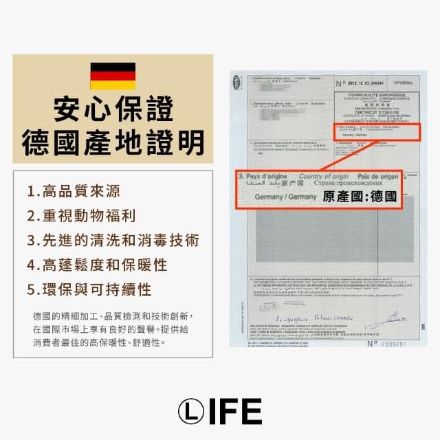 【Life】100%純天然水鳥羽毛絨被-非羽絲絨(MIT 禦寒冬被 五星飯店御用 保暖透氣耐用 雙人/單人發熱被/棉被)