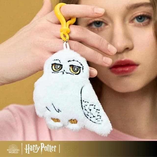 【Harry Potter 哈利波特】母親節禮物 毛絨黑美嘿美貓頭鷹吊飾包包鑰匙圈包配件掛飾(春節新年送禮過年生日