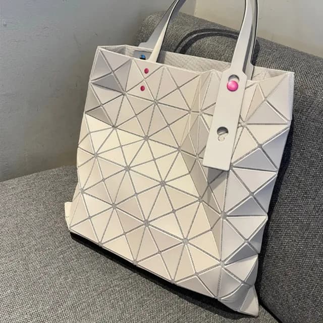 【LEESA】父親節禮物 菱格包包\手提包\肩背包\小包包\三宅家\女生包包\日本包包\日系風格\2022新款\親子包\
