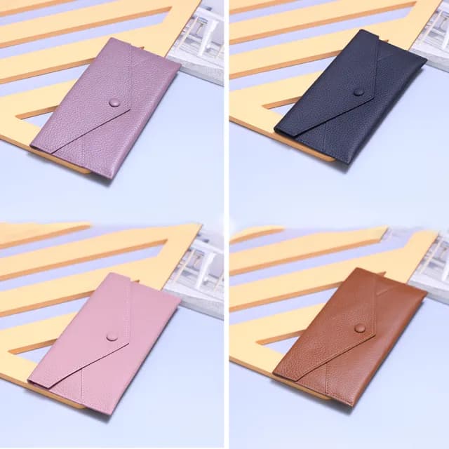 【LEEHER】雙11 女生/皮夾/長夾/錢包/牛皮錢包/長款錢包/軟皮錢包/超薄皮夾/夾卡/棕色