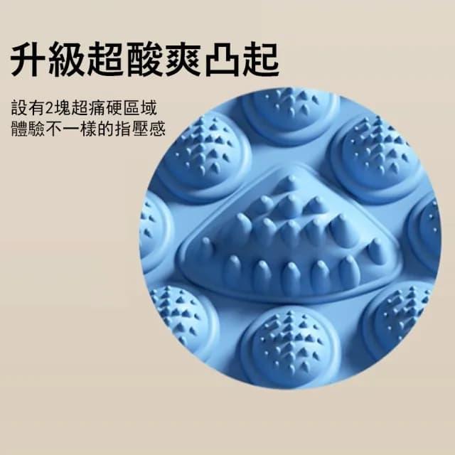 【Gordi】指壓足底按摩墊 足底筋膜按摩腳踏板 磁石穴位腳底按摩墊 腳踏平衡墊 超慢跑墊 交換禮物(55cm)