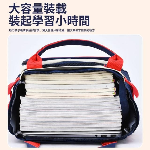 【Starshop】三合一輕量減壓護脊兒童書包 學生補習袋 手提袋 萬用袋 學生後背包 國小/國中雙肩包(開學禮物)
