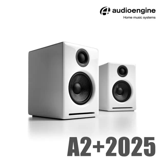 【Audioengine】A2+ 2025升級版 主動式立體聲藍牙書架喇叭(白)