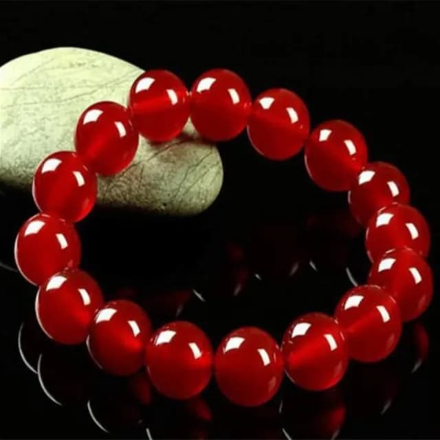【Penny珮妮】收藏級紅瑪瑙手鍊10mm(生日禮物/母親節/送閨蜜/交換禮物/情人節/送女友)