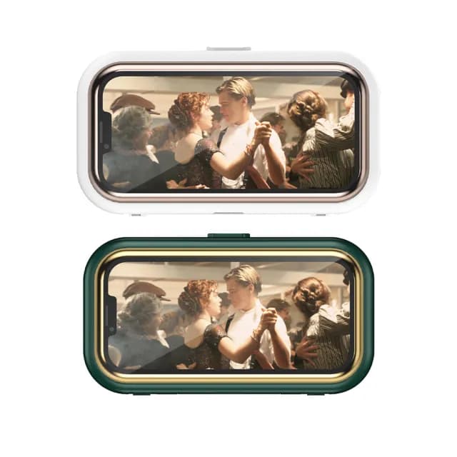 【Homeco】360°旋轉防水手機盒 適用7吋以下 交換禮物(手機支架浴室 免打孔)